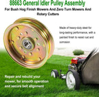 88663 Finish Mower Idler Pulley for Bush Hog 5-3/4" Diameter & Zero Turn Mowers