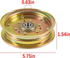88663 Finish Mower Idler Pulley for Bush Hog 5-3/4" Diameter & Zero Turn Mowers
