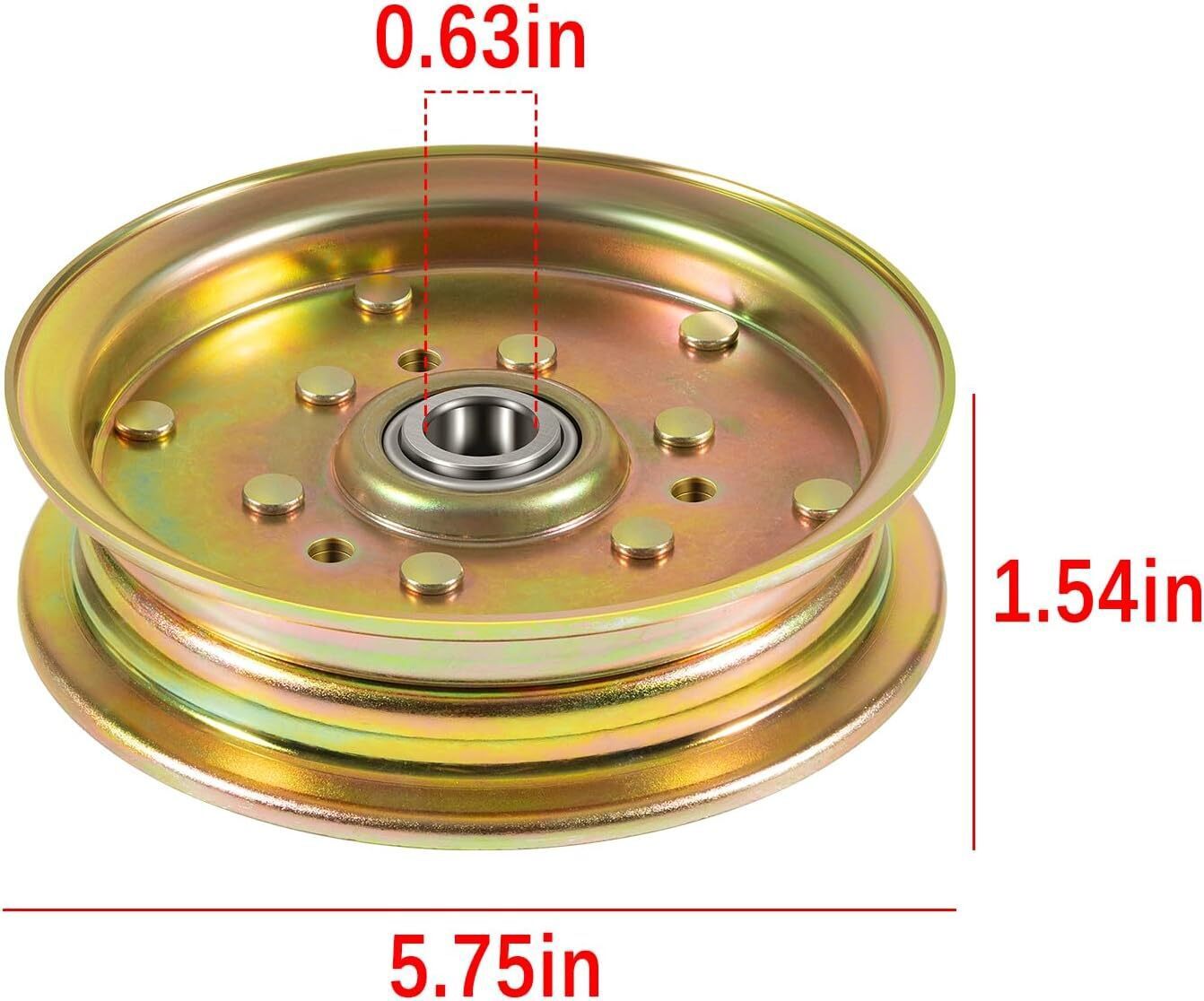88663 Finish Mower Idler Pulley for Bush Hog 5-3/4" Diameter & Zero Turn Mowers