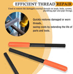 3Pcs/Set Thread Restorer File Chaser Set Metric & SAE Repair Hardward DIY 2573