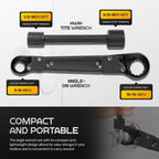 Angle Stop Wrench Kit Plumbing Tools Angle-on Wrench Plumber Wrench Removal Tool