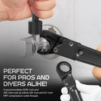 Angle Stop Wrench Kit Plumbing Tools Angle-on Wrench Plumber Wrench Removal Tool