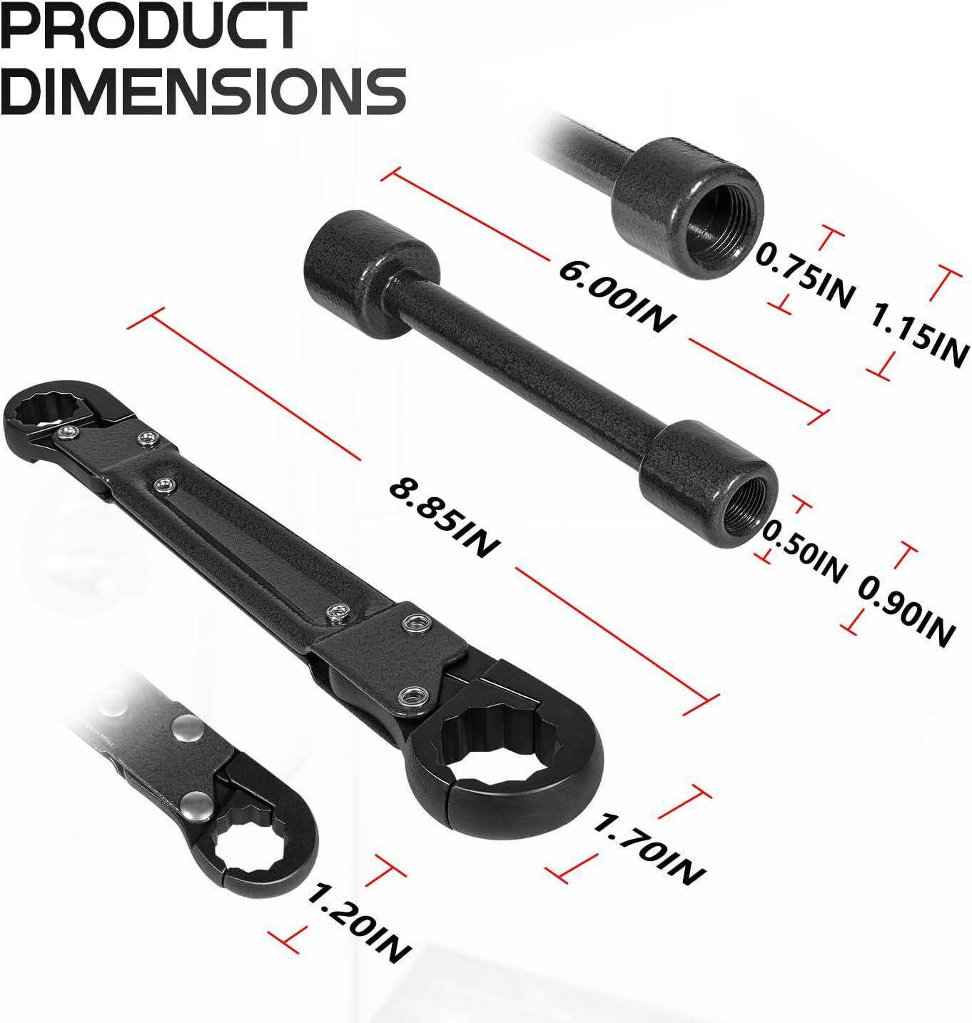 Angle Stop Wrench Kit Plumbing Tools Angle-on Wrench Plumber Wrench Removal Tool