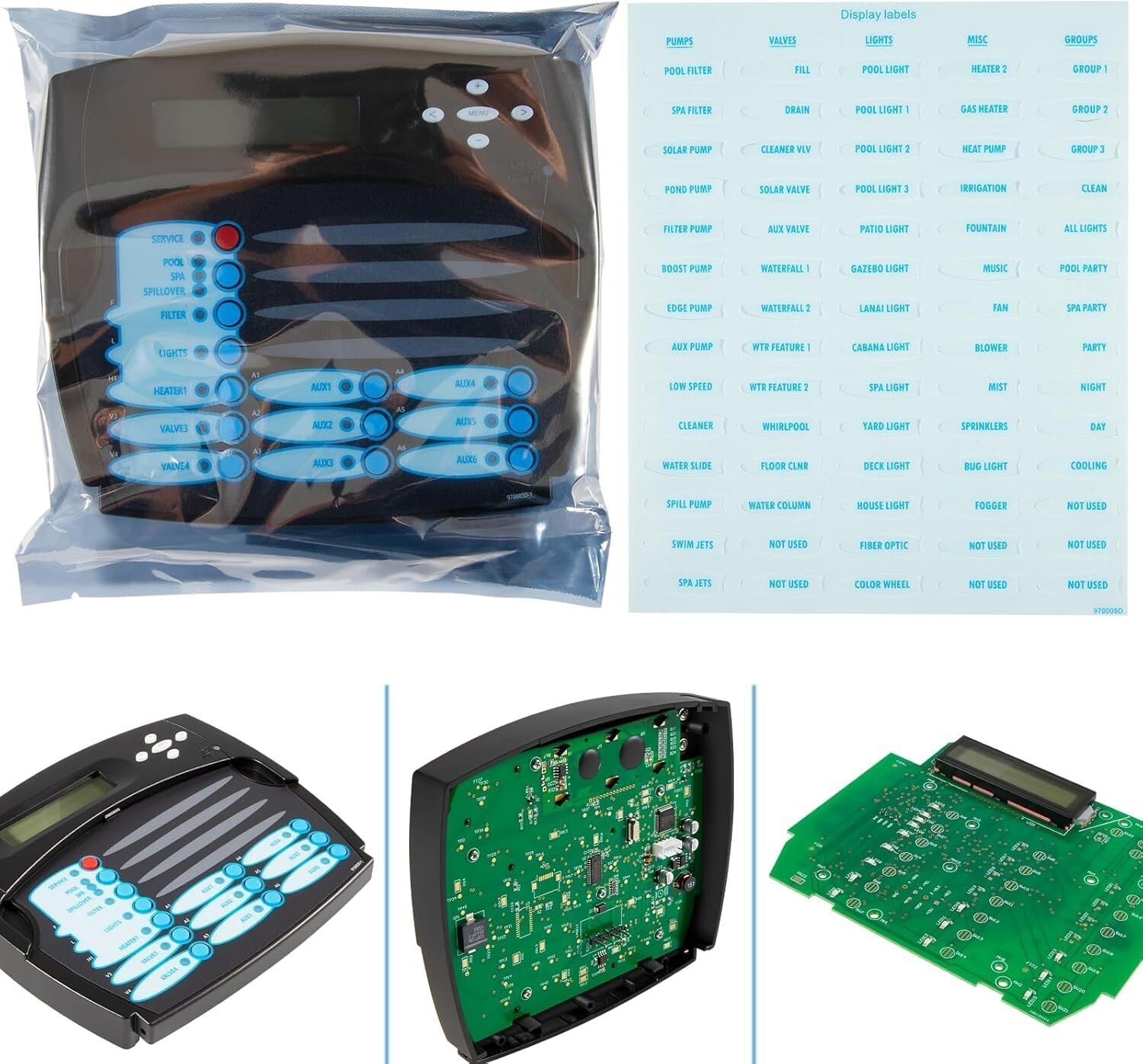 GLX-LOCAL-PS-8 Local Display & Keypad for Hayward Goldline AQL-PS-8-V, AQL-PS-8