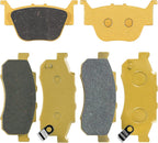 6Pcs Front Rear Ceramic Brake Pads for Honda Pioneer 700 500 700-4 2014-2021