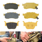 6Pcs Front Rear Ceramic Brake Pads for Honda Pioneer 700 500 700-4 2014-2021