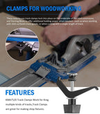 KMA7520 Track Clamps for Accu-Cut Products, for Kreg Trak Products (2 Pack/Set )