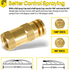 6541-01-CSK Boomless Broadcast Spray Nozzle 10 Orifices 90° 180°