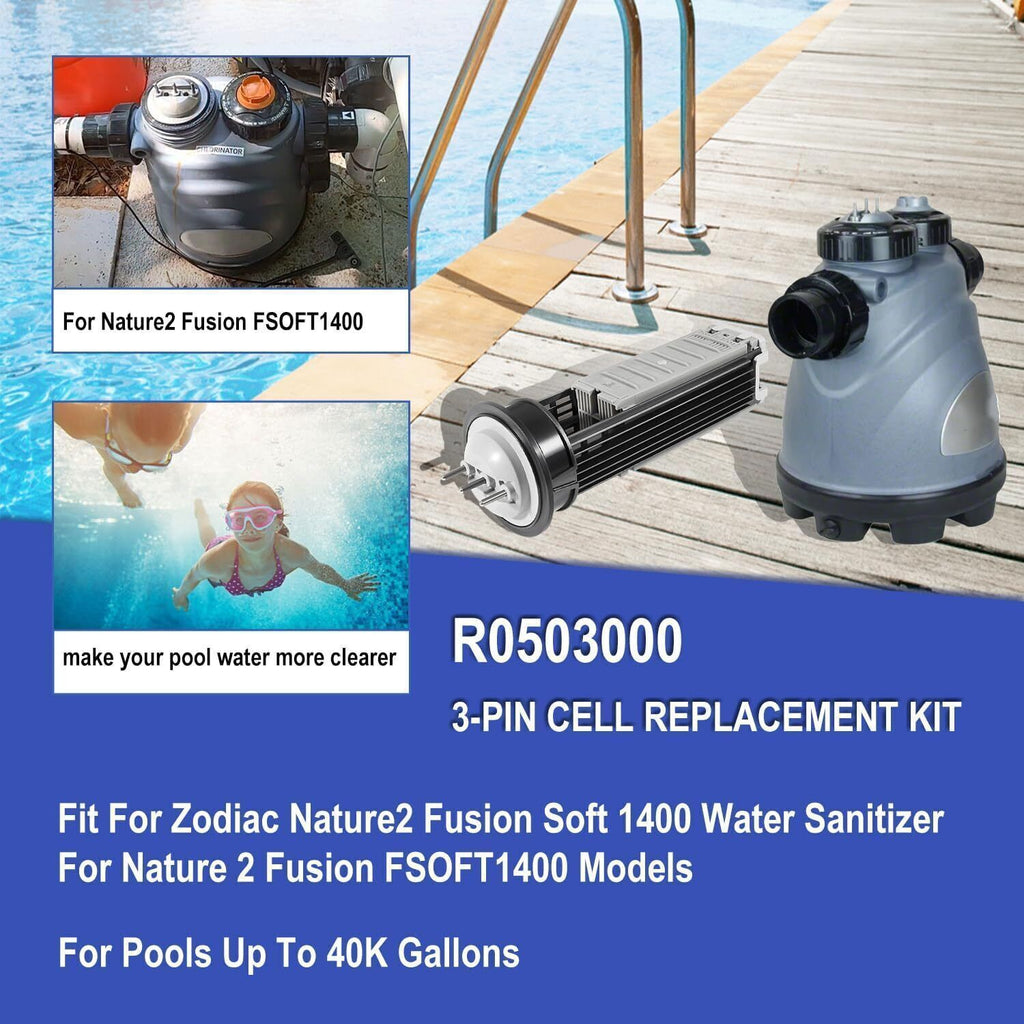 Replacement for Zodiac R0503000 Nature2 Fusion Soft 1400 Cell Replacement Kit