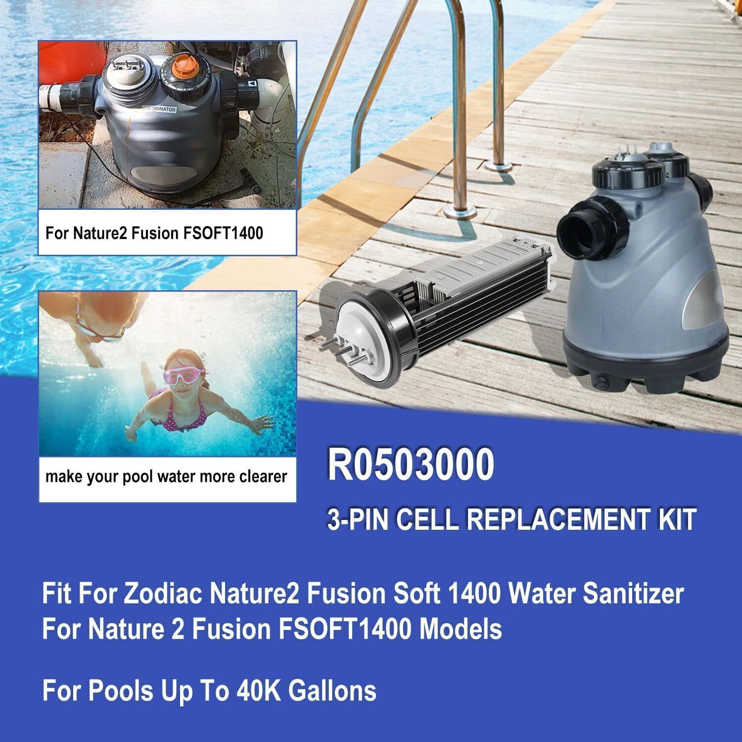 Replacement for Zodiac R0503000 Nature2 Fusion Soft 1400 Cell Replacement Kit