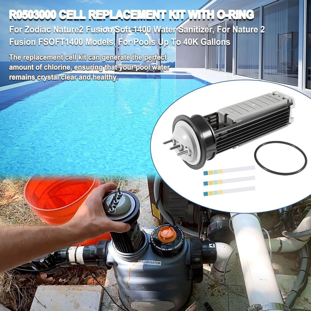 Replacement for Zodiac R0503000 Nature2 Fusion Soft 1400 Cell Replacement Kit