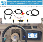 NMEA 2000 2K Network Starter Kit Cable Tee Terminator for Lowrance Simrad Garmin