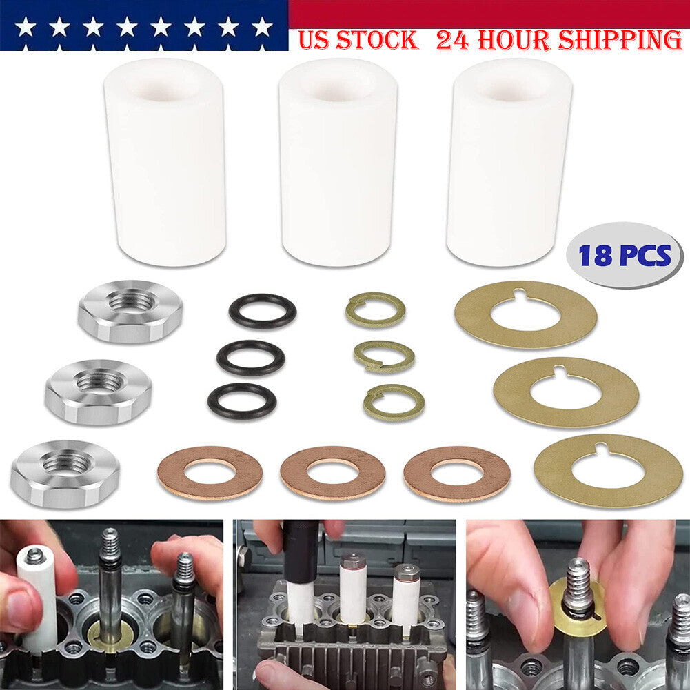 For Annovi Reverberi AR2546 Ceramic Plunger Repair Kit for RK RKA RKV 18mm Pump