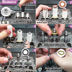 For Annovi Reverberi AR2546 Ceramic Plunger Repair Kit for RK RKA RKV 18mm Pump