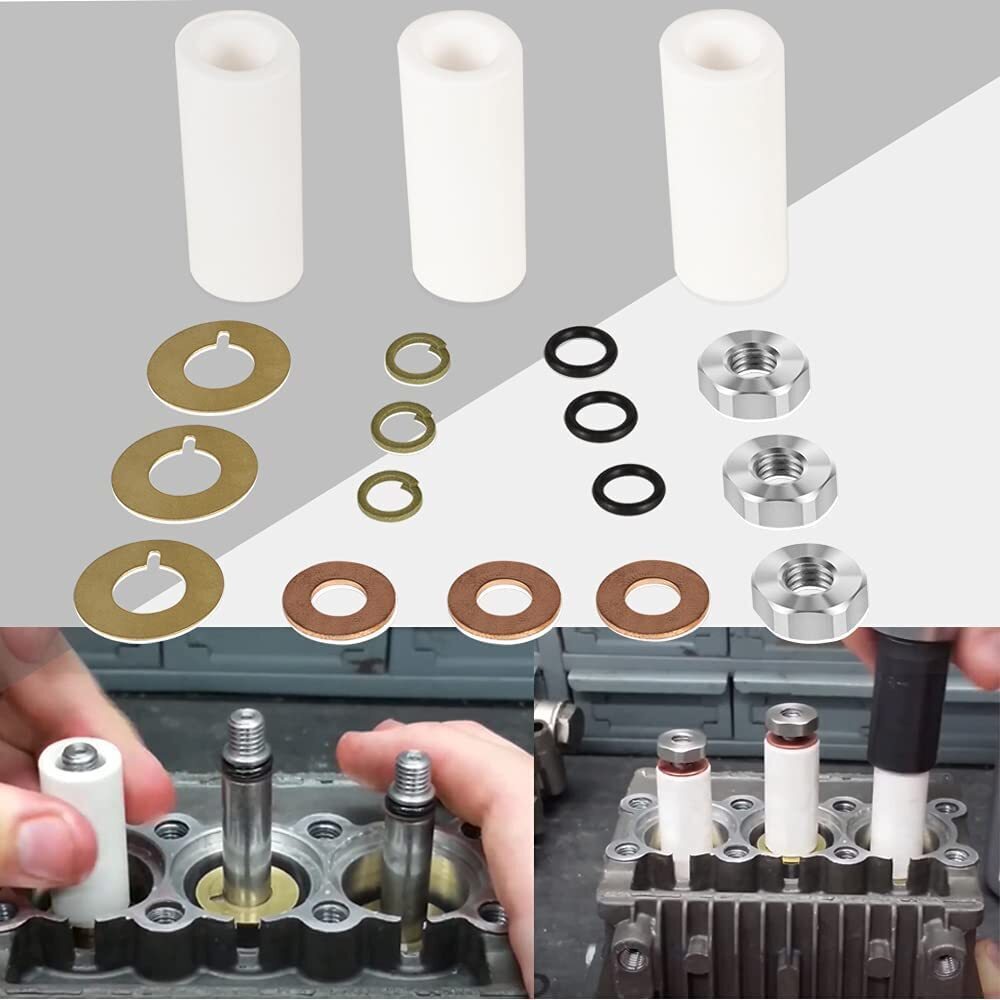 For Annovi Reverberi AR2546 Ceramic Plunger Repair Kit for RK RKA RKV 18mm Pump