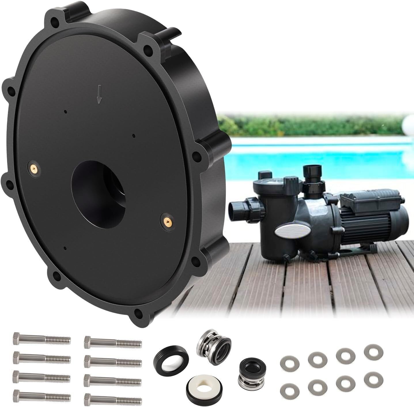 Replacement for Jandy Zodiac R0445200 Pump Backplate Kit