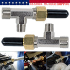 Hydraulic Steering Bleeder Tee Kit for Baystar HC4645H,Replaces SeaStar HF4202