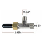 Hydraulic Steering Bleeder Tee Kit for Baystar HC4645H,Replaces SeaStar HF4202