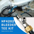 Hydraulic Steering Bleeder Tee Kit for Baystar HC4645H,Replaces SeaStar HF4202