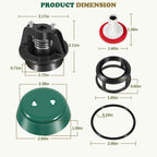 1/2" - 3/4" Top Half Repair Kit for PVB4A, 4A00407 Poppet and Bonnet Parts Kit