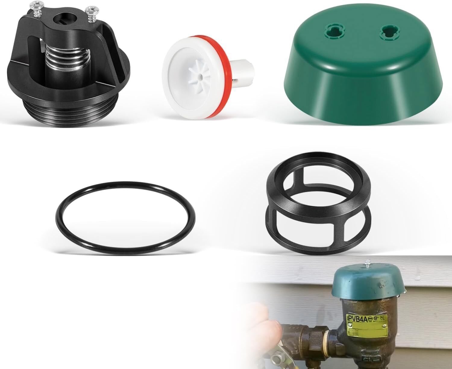 1/2" - 3/4" Top Half Repair Kit for PVB4A, 4A00407 Poppet and Bonnet Parts Kit
