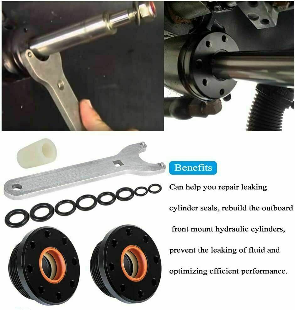 HS5167 Front Mount Hydraulic Steering Cylinder Seal Kit Bleed Kit for Seastar