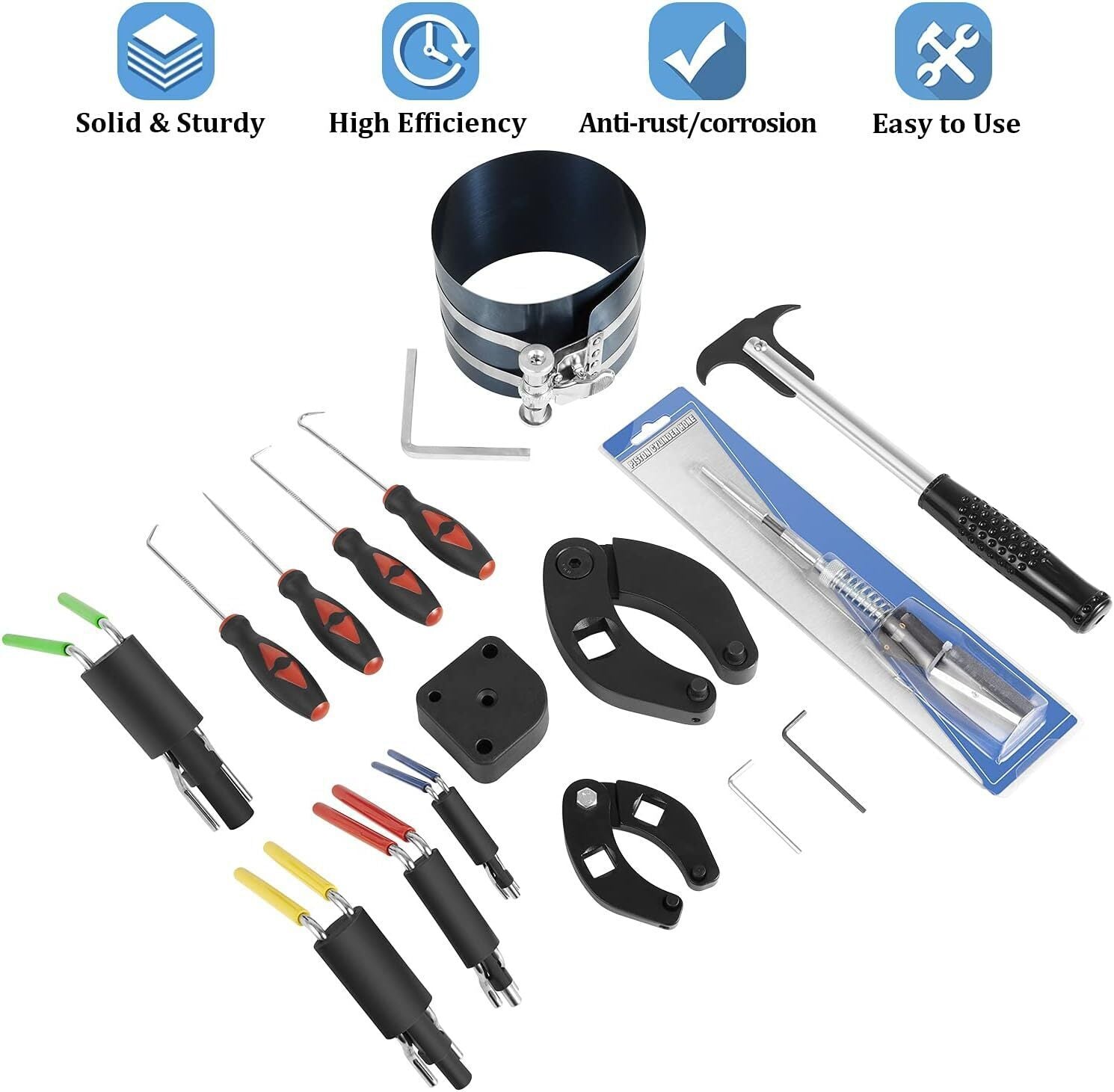 Hydraulic Cylinder Repair Tools Rod/Gland Wrench Seal Installer For Skid Steers