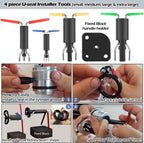 Hydraulic Cylinder Repair Tools Rod/Gland Wrench Seal Installer For Skid Steers