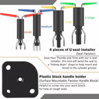 Hydraulic Cylinder Repair Tools Rod/Gland Wrench Seal Installer For Skid Steers