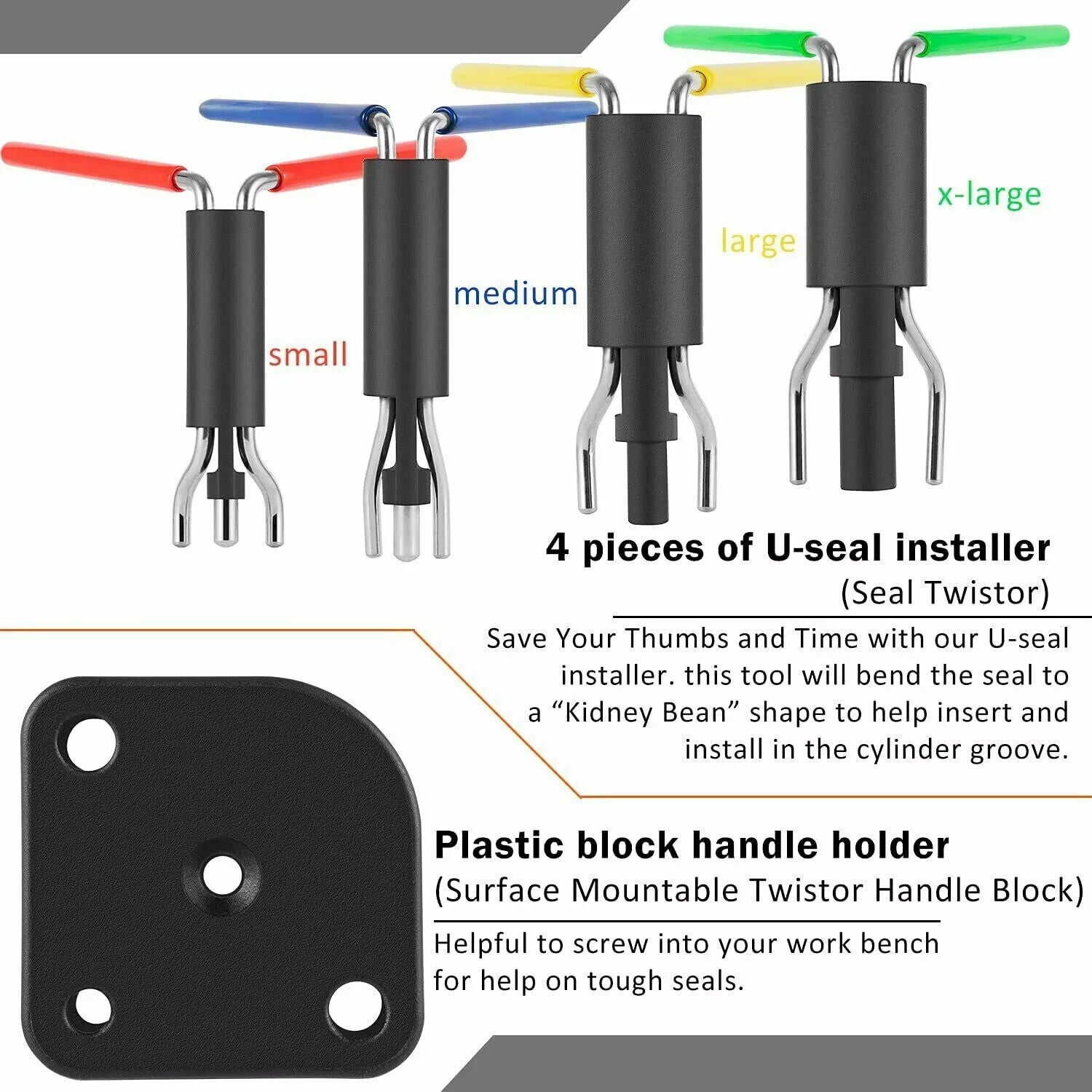Hydraulic Cylinder Repair Tools Rod/Gland Wrench Seal Installer For Skid Steers
