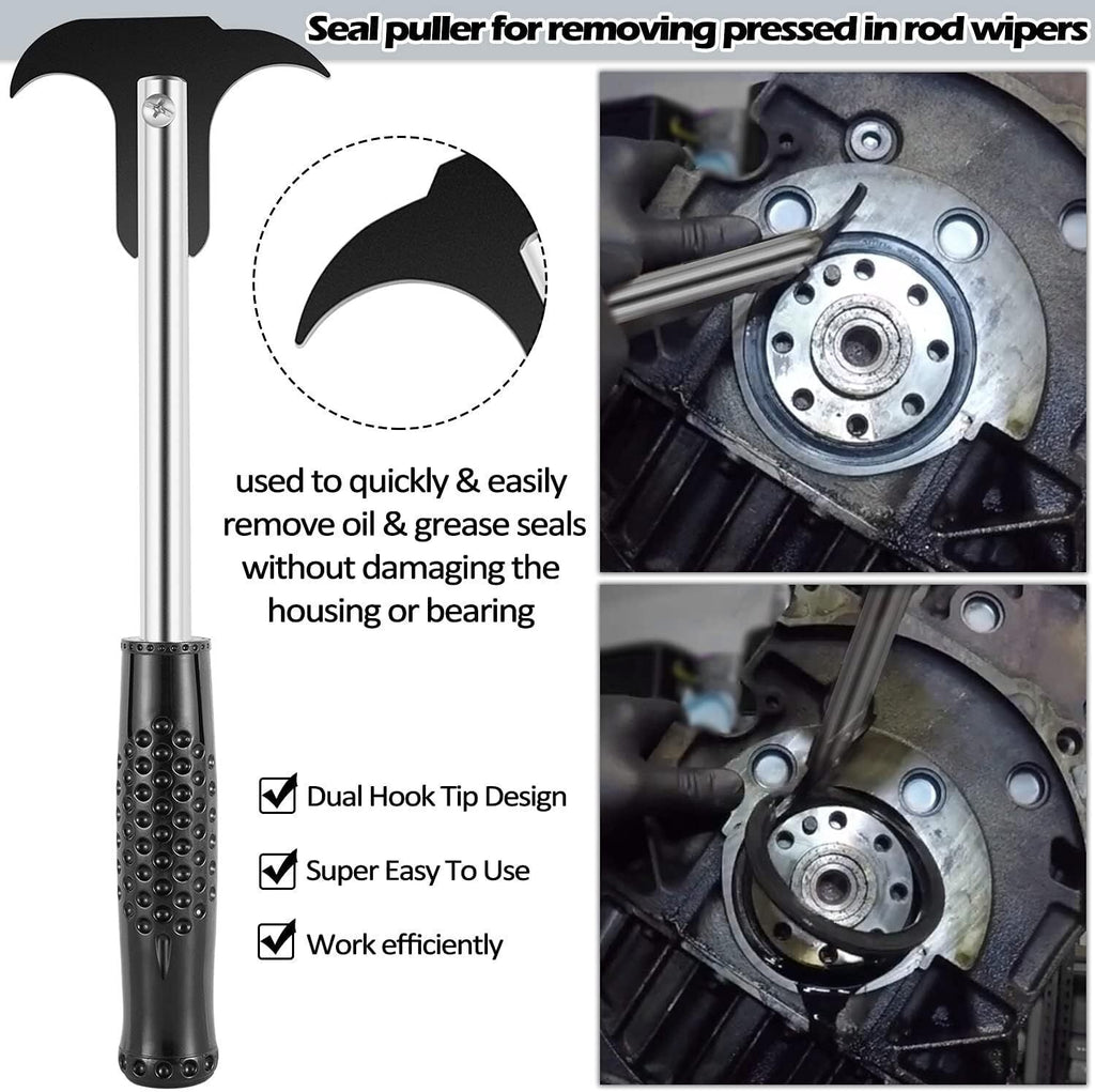 Hydraulic Cylinder Repair Tools Rod/Gland Wrench Seal Installer For Skid Steers