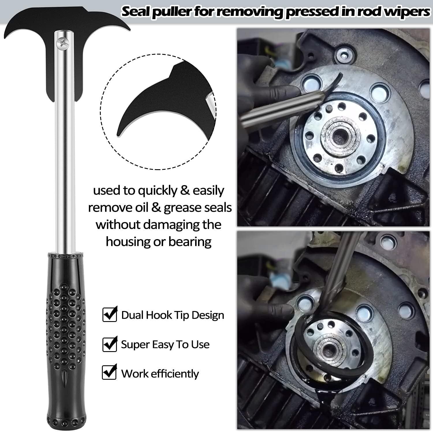 Hydraulic Cylinder Repair Tools Rod/Gland Wrench Seal Installer For Skid Steers