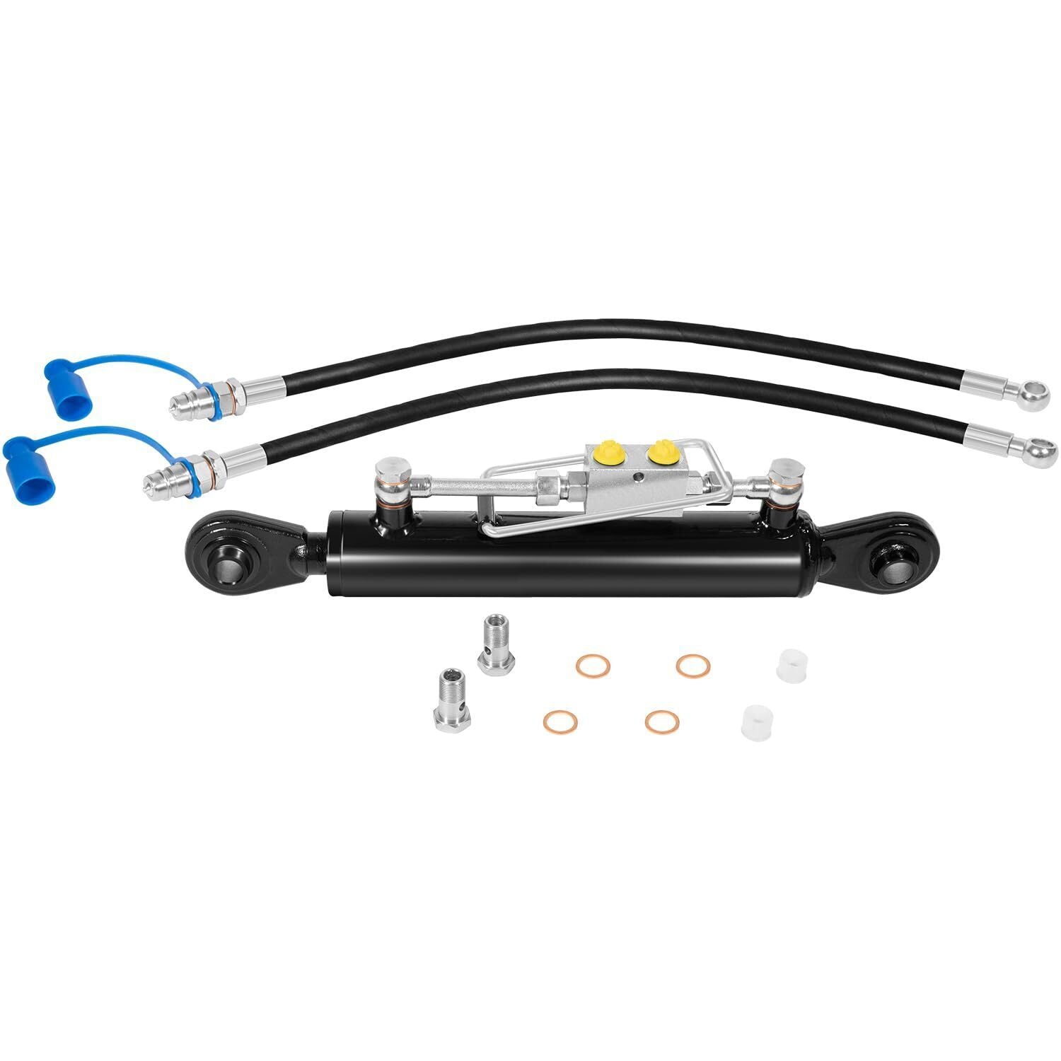 Hydraulic Top Link Cat 1-1 with Locking Block 18 1/8” - 26 3/8” with 2 Hose