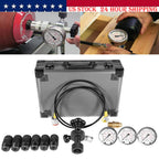 GK-01 Hydraulic Accumulator Nitrogen Charging Pressure Test Gauge Kit 6000 PSI