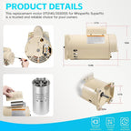 355010S Pool Pump Motor 1HP for Pentair WhisperFlo WFE-4/26 SuperFlo SF-N1-1-AE