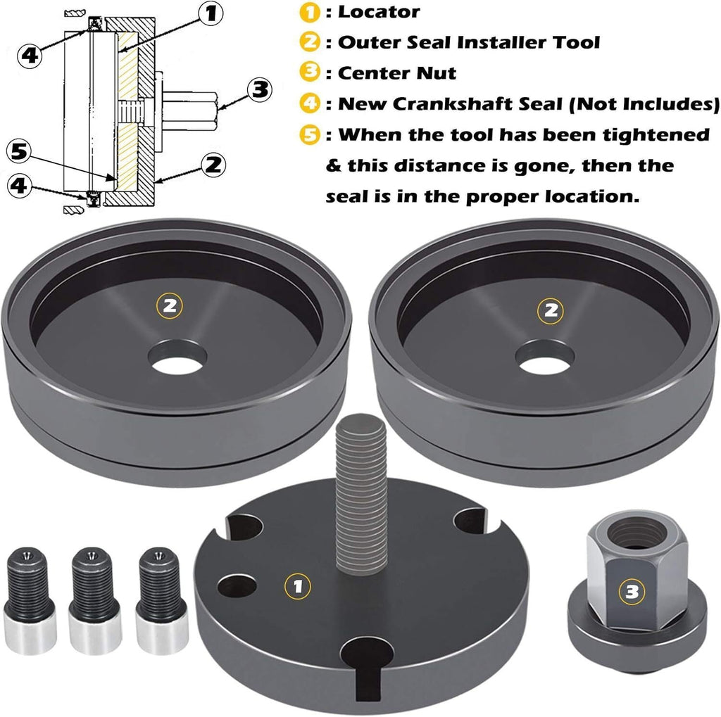 For CAT 3406 3408 C-15 Diesel Front & Rear Crankshaft Seal/Wear Sleeve Installer