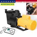 For Hayward W3SP2607X10 Super Pump Swimming Pool Pump,1 HP 115/230V Single Speed