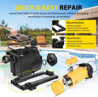 For Hayward W3SP2607X10 Super Pump Swimming Pool Pump,1 HP 115/230V Single Speed