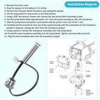 Airless Sprayer Pressure Transducer 704492 for Titan Impact 440 540 640 740 840