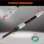 For 2003-2006 Ford 6.0L Diesel Compression Tester Adapter 6660 Hose with O-Ring