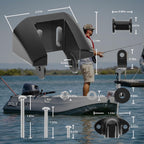 for Garmin Replacement Transom Transducer Mount Mounting Bracket 010-10272-00