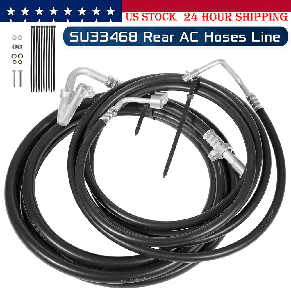 Rear A/C Line Kit 2007-2014 GMC Yukon XL Suburban Rear Auxiliary AC Hose Set New