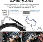 Rear A/C Line Kit 2007-2014 GMC Yukon XL Suburban Rear Auxiliary AC Hose Set New