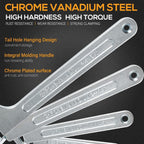 8Pcs Adjustable Hook C Pin Spanner Wrench Tool Set Nut Wrench 3/4" to 6-1/10"