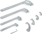 8Pcs Adjustable Hook C Pin Spanner Wrench Tool Set Nut Wrench 3/4" to 6-1/10"
