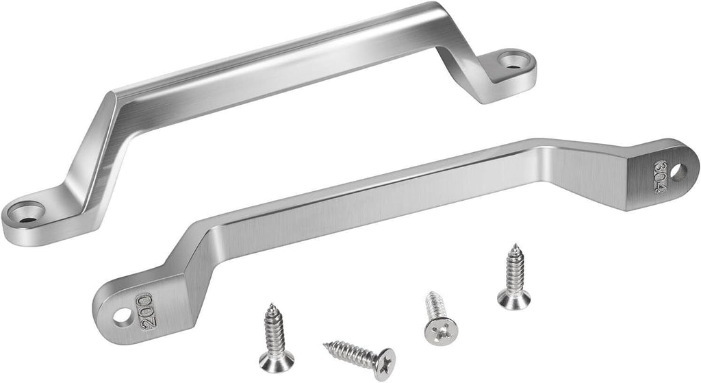 2Pcs Boat Truck Cargo Trailer RV Door Grab Handle Assist Bar Camper Gate Metal
