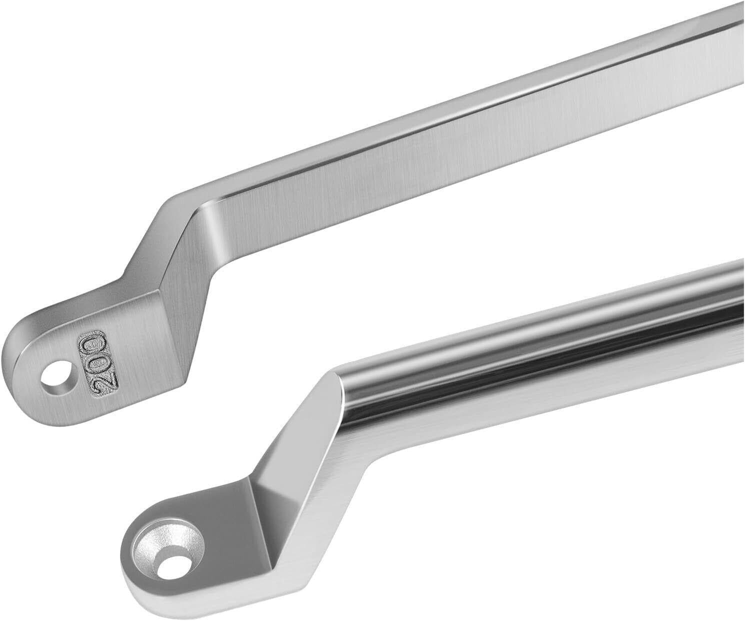 2Pcs Boat Truck Cargo Trailer RV Door Grab Handle Assist Bar Camper Gate Metal