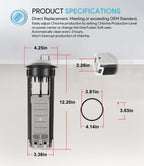 Replacement for Zodiac R0502800 Nature2 Fusion Soft 700 Replacement Cell Kit