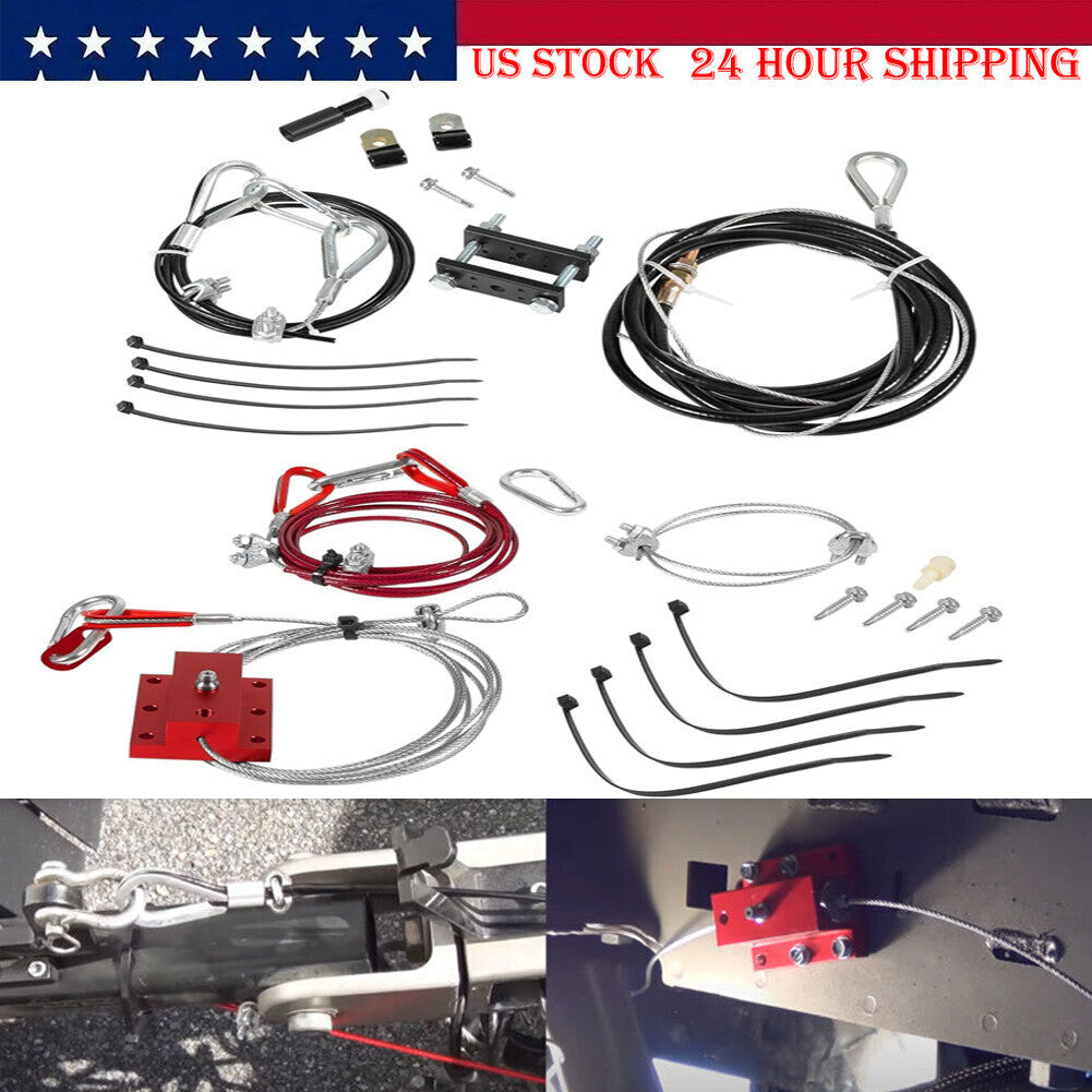 Break Away Device and RB-011 Trailer Brake System Fitment for RV Towed Vehicle