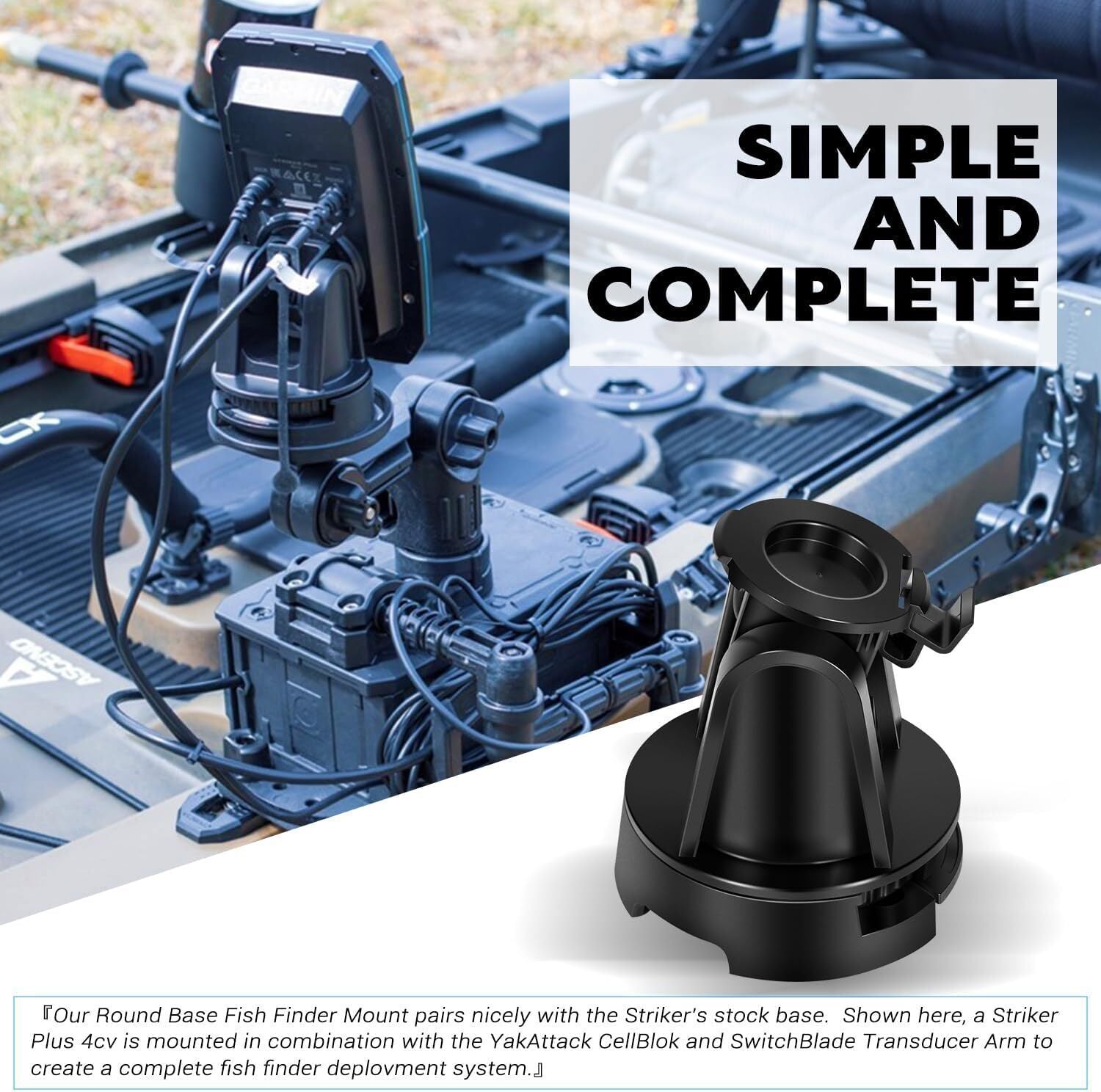 010-12439-10 Tilt/Swivel Mount Replacement for Garmin Striker 4/Plus 4/4Cv